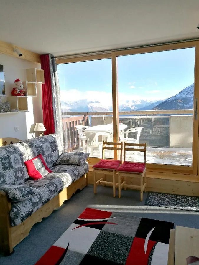 Appartement D'Une Chambre A La Plagne Aime 2000 A 10 M Des Pistes Avec Vue Sur La Ville Et Terrasse Amenagee Macot-la-Plagne アパート