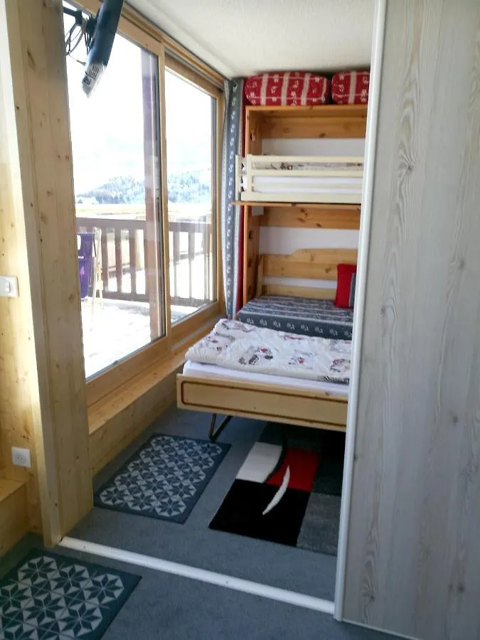 Appartement D'Une Chambre A La Plagne Aime 2000 A 10 M Des Pistes Avec Vue Sur La Ville Et Terrasse Amenagee Macot-la-Plagne アパート